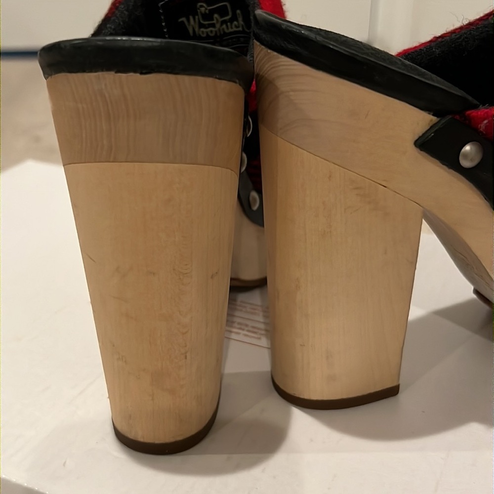 Woolrich Journalist Buffalo Plaid Mule Clogs - Picture 14 of 15